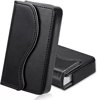Business Card Holder/Credit Card Wallet PU Leather Universal Card Case Organizer • $7.99