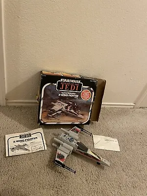 $220 • Buy Vintage Kenner Star Wars BATTLE DAMAGED X-WING FIGHTER With Box 100% COMPLETE!