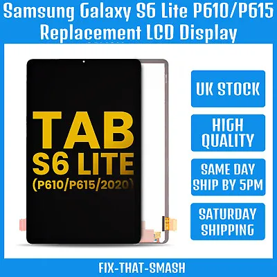 For Samsung Galaxy S6 Lite SM-P610/P615 Replacement LCD Display Screen Digitizer • £42.69