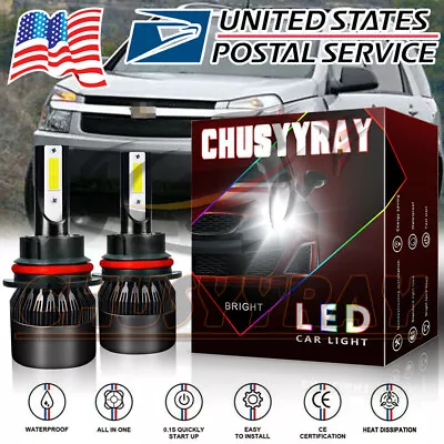 For Chevy Equinox 2005-2009 LED Headlight Kit 9007 6000K White Bulbs Hi/Low Beam • $18.19