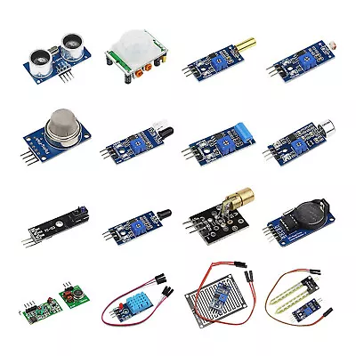 16pcs Sound Humidity Laser Head Sensor Module For Raspberry Pi 3/Pi 2 Model B • $27.98