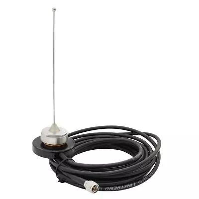 NMO Mount Magnetic Base Mini UHF Plug With Slim Long Antenna  For Mobile Radio • $23.99