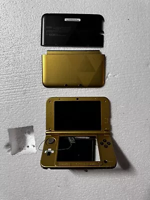 Nintendo 3DS XL 4 GB Black & Gold Console (incomplete Parts Only) • $85