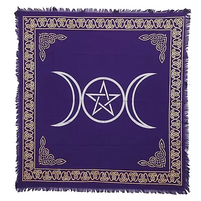 Shropshire Crystals Pagan Altar Cloth Tarot Wall Hanging 18 X 18 Inch Square 023 • £5.98