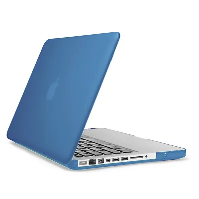 MacBook Pro 13 Hardshell Hard Shell Case Cover Transparent Clear Protect BLUE • $9.99