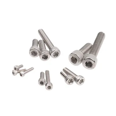 Hex Socket Cup Head Screws Bolts 304 Stainless Steel Metric Threaded Machine • $10.20