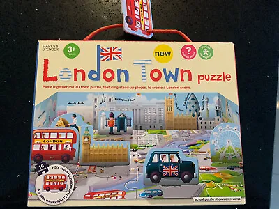 London Town 16 Pc Puzzle By Marks And Spencers Age 3+ • £3