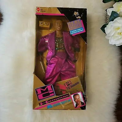 MC Hammer 12  Doll With Cassette 1991 Mattel Inc Action Figure Doll Boom Box • $45