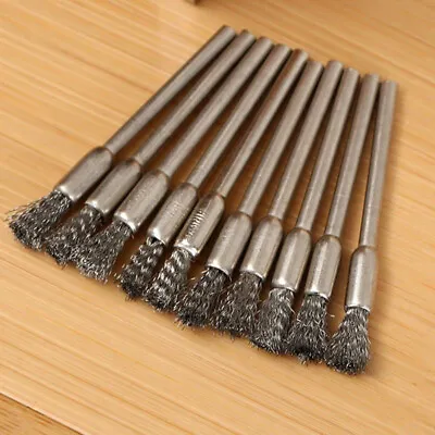 £5.99 • Buy Stainless Steel Wire Brush Set Polishing Wheel For Drill Rotary Tool Die Grinder