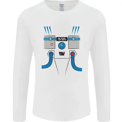 Astronaut Fancy Dress Costume Mens Long Sleeve T-Shirt • £11.99