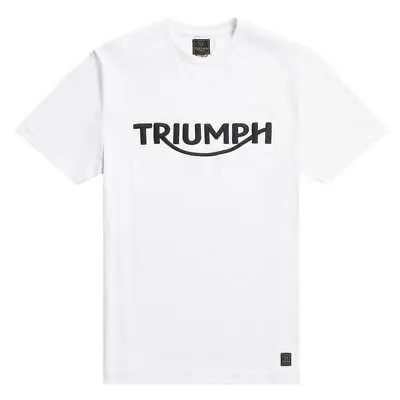 £34.99 • Buy Genuine Triumph Bamburgh White T-Shirt MTSS20000