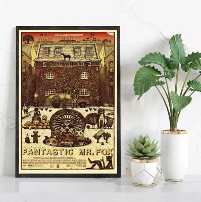 Vintage Fantastic Mr Fox Movie Poster Movie Poster • $17.99