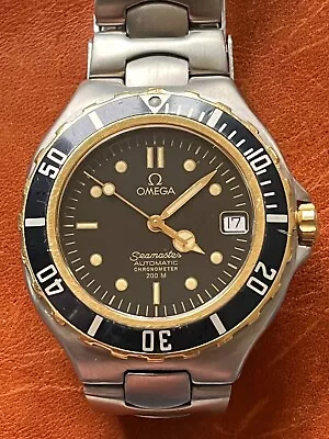 Omega Divers Automatic Chronometer 200 Meters 2-tone Model Vintage Wristwatch. • $637