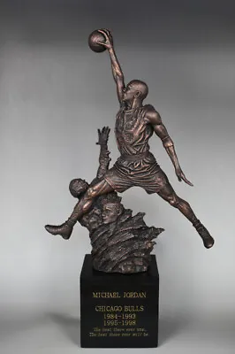 Michael Jordan Flyer 23 Jordan Dunks Imitation Copper Resin Statue Ornament • $165.99