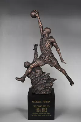 Michael Jordan Flyer 23 Jordan Dunks Imitation Copper Resin Statue • $163