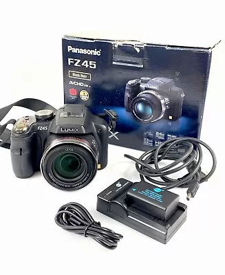 Panasonic LUMIX DMC-FZ45/ 14.1MP Digital Camera - Black • £79.95