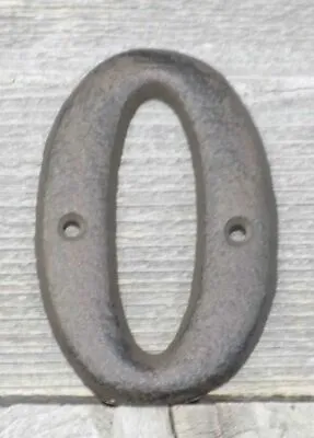 Metal House Numbers Street Address Rustic Cabin Cast Iron Pick #'s From 0-9 #  • $5.99