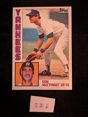 1984 Topps Don Mattingly New York Yankees #8 Rookie Rc • $14.99