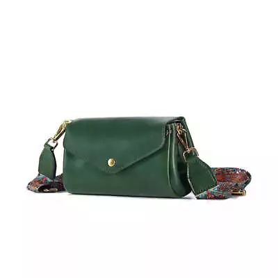 Stylish Small Vegetable Tanned Leather Crossbody Purse For Ladies • $75.90