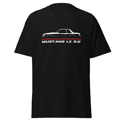 Premium T-shirt For Ford Mustang LX 5.0 1987-1993 Enthusiast Birthday Gift • $19.95