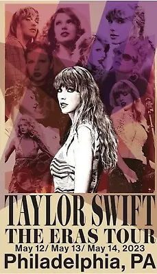 $64.99 • Buy Official Taylor Swift Concert Poster Philadelphia PA Eras Tour May 2023 14  X 24