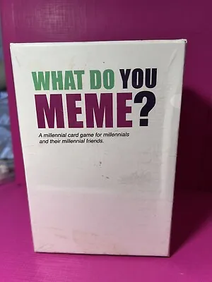 $28 • Buy What Do You Meme? Card Game SEALED