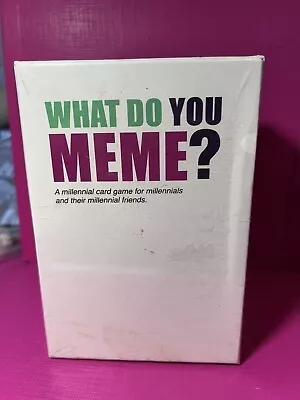 $28 • Buy What Do You Meme? Card Game SEALED