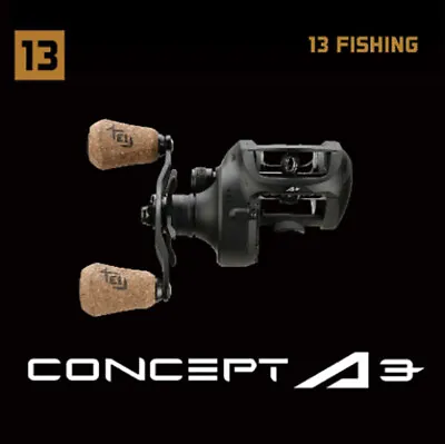 RAPALA 13 FISHING CONCEPT A3 LONG DOUBLE HANDLE Baitcast Reel • $502.89