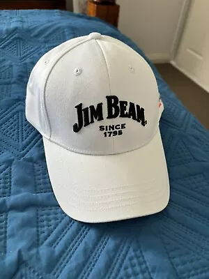 Jim Beam Cap Supercars Official Spirit Adjustable Head Size White Black • $10