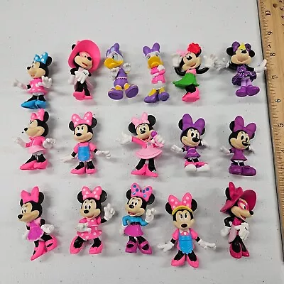 HUGE LOT Of 16 Disney Minnie Mouse Daisy Duck Figures PVC ALL DIFFERENT! • $9.99