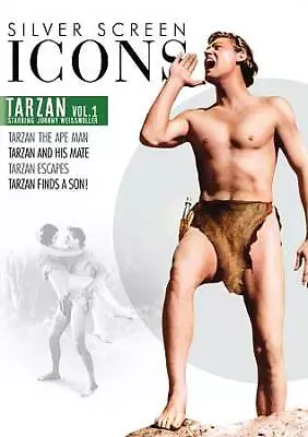 Silver Screen Icons: Johnny Weissmuller As Tarzan - Vol. 1 New Dvd • $15.11