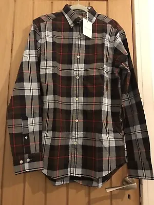 GANT Long Sleeved Tartan Shirt (S)POPLIN(BNWT) • £30