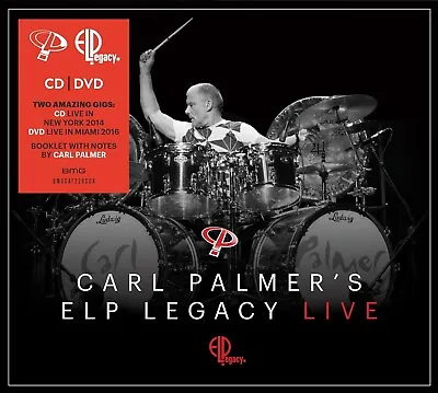 Carl Palmer's ELP Legacy - Live (2018)  CD+DVD  NEW/SEALED  SPEEDYPOST • $16.86