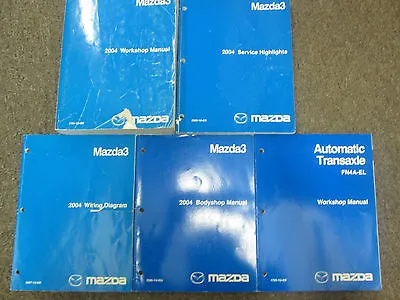 2004 Mazda 3 MAZDA3 Service Repair Shop Manual FACTORY OEM BOOKS 5 VOLUME SET 04 • $459.95