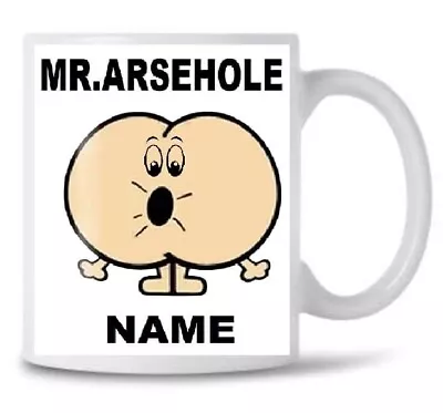 Miss/Mr Men Personalised MugsFunny ChristmasBirthdayGiftsRudeSecret Santa. • £9.99