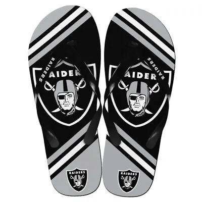  NFL Oakland Raiders Flip Flop ( Slippers) • $12.99