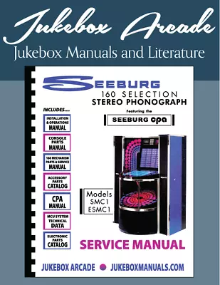 Seeburg SMC1 - ESMC1  Disco  Service Manual Most Complete! All 7 Manuals In One • $56