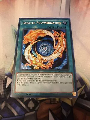 YuGiOh GREATER POLYMERIZATION | MP22 ▪️ SECRET RARE ▪️ 1ST EDITION 💎 • $1.48