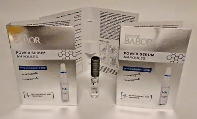 Lot Of 3 Doctor Babor Power Serum Ampoules/Hyaluronic Acid/Hydrating/Free Ship • $11.95