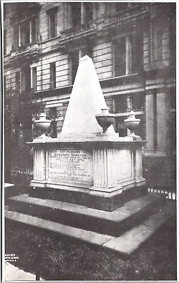 USA Trinity Church Monument To Alexander Milton New York City Postcard 02.75 • $2.99