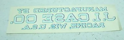 NOS Vintage J I Case Decal 321-132 Great For A Restoration 2-1/2 X 9 • $9.99