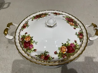 Royal Albert Old Country Roses Vegetable Tureen Second Quality • £55