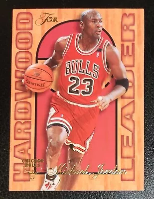 Michael Jordan 1995-96 Fleer Flair HARDWOOD LEADER Card #4 Of 27  HOF • $12.69