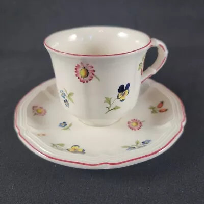 Villeroy & Boch Petite Fleur Luxemburg Tea Cup And Saucer Coffee Cup Cappuccino • $20.95