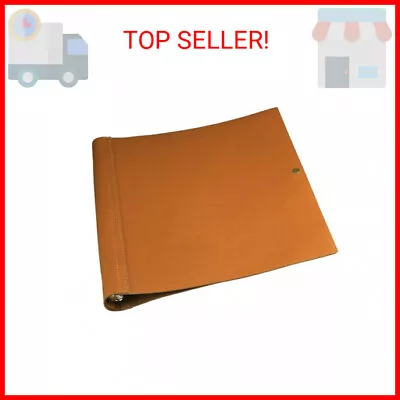 Leather 3 Ring Binder Holds 8.5 X 11 Inch Paper Binder Organizer Vintage Faux Le • $29.66