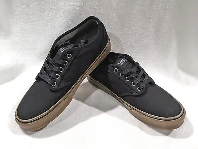 Vans Men's Atwood Black/Gum 12 Oz Canvas Skate Shoes - Multiple Sizes NWB • $64.99