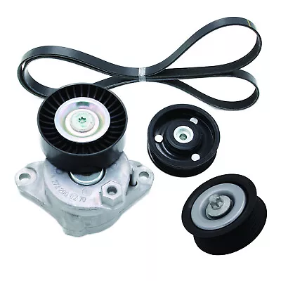 New Drive Belt Tensioner & Idler Pulley Serpentine Belt Kit For Mercedes-Benz • $41.79