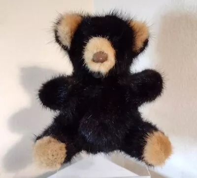 Beautiful Soft Vintage 1982 Rare Bear - Lush Genuine Mink Fur Teddy Bear - Exc • $19.99