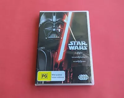 DVD (R4) - Star Wars - A New Hope / The Empire Strikes Back / Return Of The Jedi • $6.65