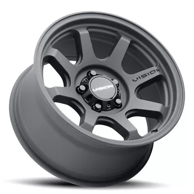 4-New 17  Vision 351 Flow Wheels 17x9 5x150 0 Satin Black Rims 110.2 • $756